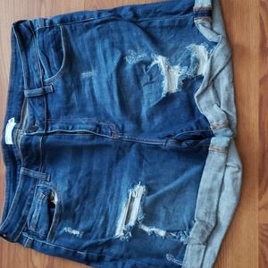 Denim shorts